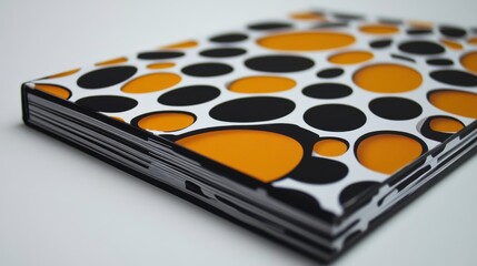 Poster - High-Contrast Patterns on Brochure with Natural Light