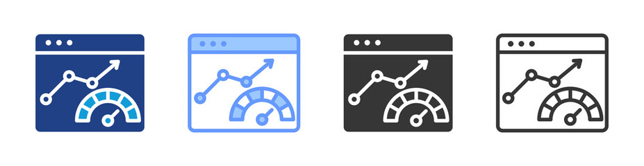 Poster - Benchmarking icon set multiple style collection