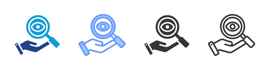 Poster - Insight icon set multiple style collection