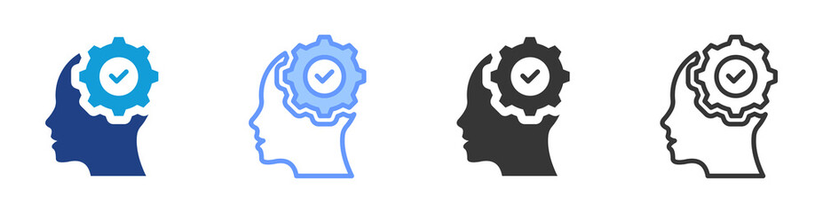 Poster - Skill icon set multiple style collection