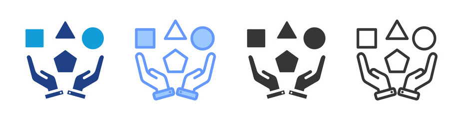 Poster - Ability icon set multiple style collection