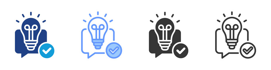 Poster - Understanding icon set multiple style collection