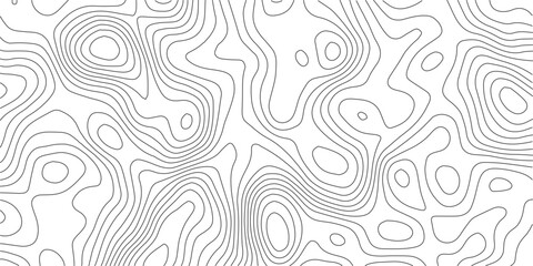 Poster - Abstract topographic contours map background .Topographic background and texture, monochrome image. Topography and geography map grid abstract backdrop. Business concept. Topography map concept.
