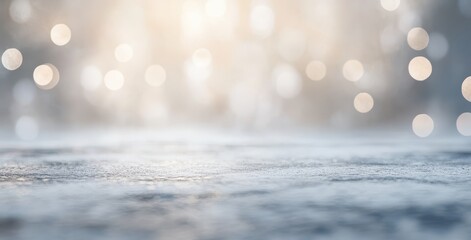 Poster - Soft Background with Blurred Bokeh Lights and Smooth Surface for Photography and Design Use in Various Contexts