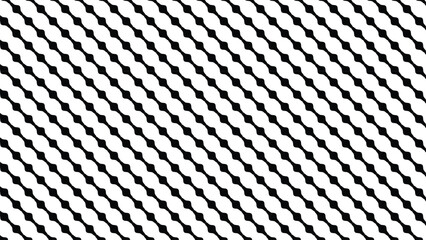 Abstract vector pattern seamless texture and swatches oriental on white background wallpaper geometric diagonal fabric waves set of design elements	