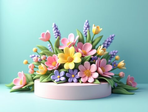 Pastel Flower Arrangement