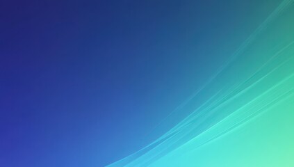 Poster - Soft Gradient Background with Shades of Blue and Green Ideal for Modern Design and Creative Projects in Digital and Print Applications