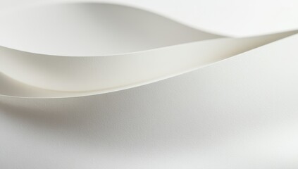 Poster - Soft White Waves of Texture and Light Creating an Elegantly Subtle Background for Design, Art, and Creative Projects