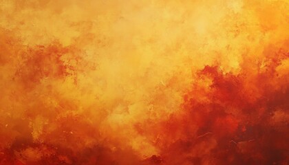 Poster - Warm Abstract Background with Orange Red and Yellow Hues