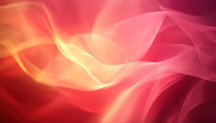Poster - Abstract Draped Fabric in Warm Hues: A Soft and Elegant Texture