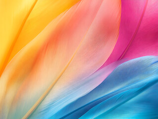 Aufkleber - Vibrant abstract waves digital art colorful pattern creative background close-up visual impact