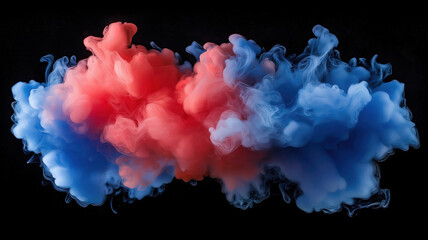 Poster - Dynamic visual effect of circle orbit rotation with vibrant flames forming an abstract