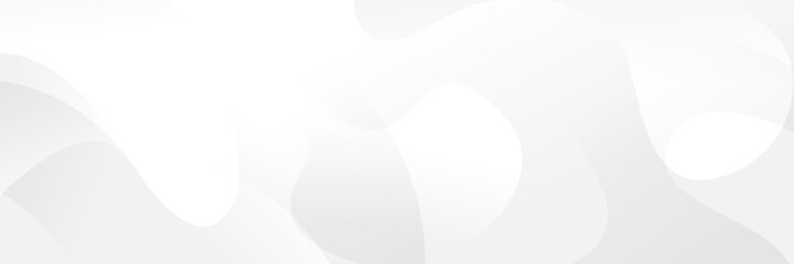 Wall Mural - abstract white geometric banner design background.