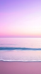 Poster - time-lapse fusion of a serene coastal landscape, capturing the movement of ocean waves retreating from the shore, the shifting colors of the sky from dawn to dusk, subtle reflections on wet sand,