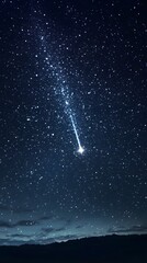 Wall Mural - starry night sky
