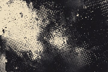 Poster - Grunge halftone pattern texture for contemporary artistic expressions and innovative visual concepts