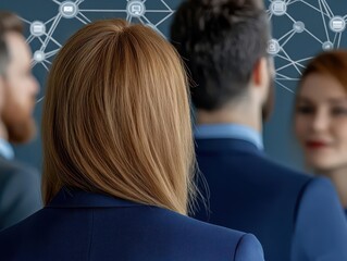 Poster - Business Team Network Connection Meeting Collaboration Corporate