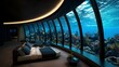 © Tinnaphat - Underwater residential design ocean habitat luxury living space futuristic aquatic environment serene viewpoint