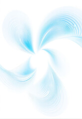 Wall Mural - Future Tech Wind Blue Aperture Light Effects Special Effects Background Decorative Elements