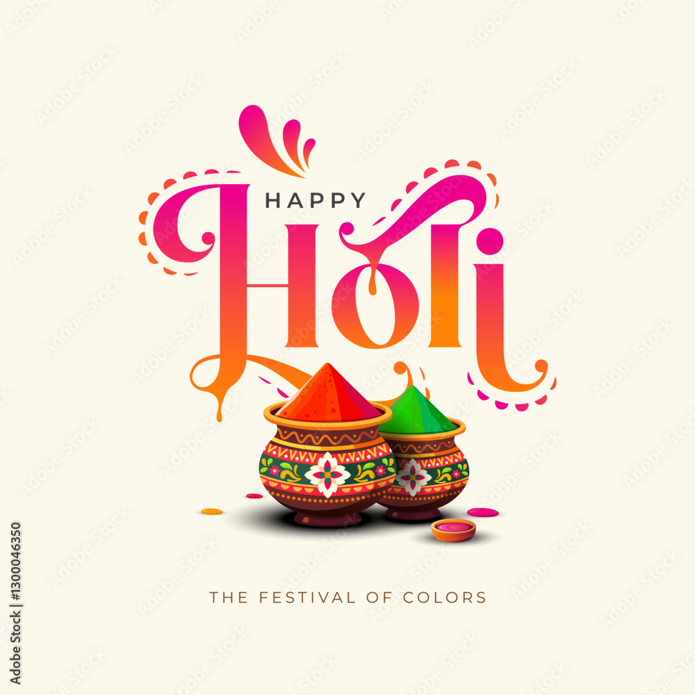 holi colors design