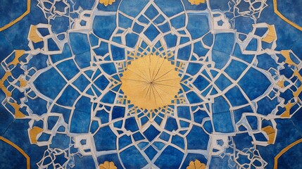 Poster - Creating bold islamic geometric designs art studio digital artwork creative space artistic perspective clean shapes and patterns