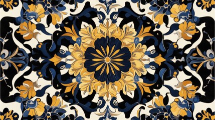 Poster - Designing bold islamic tile patterns artisan workshop visual art exhibition urban studio artistic perspective symmetrical shapes