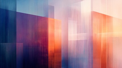 Poster - Blending digital textures virtual studio digital art online gallery artist's perspective layers of translucent designs