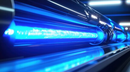 Poster - Close-Up of a Friendly Printing Process with Soft Lighting