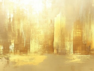 Poster - Abstract golden texture with shimmering lights and warm tones, vibrant and luxurious surface for design or background use in various projects
