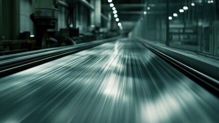 Poster - Industrial Printer Operating with High Detail in Clean Setting