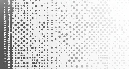 Poster - Abstract Halftone Pattern with Varying Sizes of Dots in a Gradient Background Ideal for Modern Graphic Design and Artistic Projects
