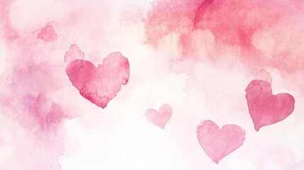 Poster - Creating romantic watercolor backgrounds digital art artwork studio soft atmosphere close-up subtle palette for love themes