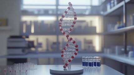 Poster - visualizing dna molecule model laboratory scientific visualization digital environment 3d perspectiv