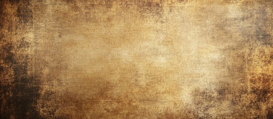 Poster - Brushed light brown metal sheet background with subtle textures and a modern finish, featuring varying shades of gold and bronze tones.