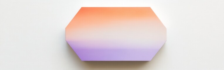 Poster - White canvas featuring a single bold pencil placed on a clean surface in a minimalist environment during daylight hours