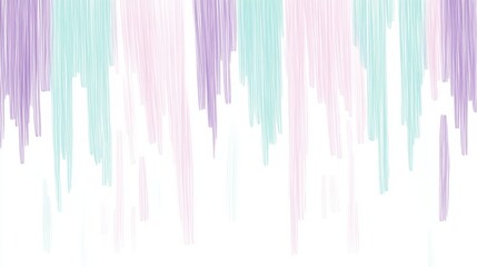 Poster - Soft pencil strokes create a calming pastel background for artistic projects and design purposes in tranquil shades of green and purple