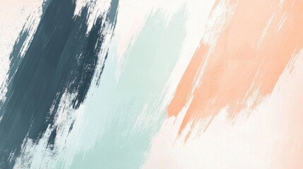 Poster - Exploration of minimalist design featuring jagged pencil strokes in muted colors for modern decor