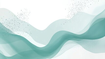 Poster - Abstract pencil strokes gradient creating a serene backdrop in muted teal tones for artistic inspiration and relaxation