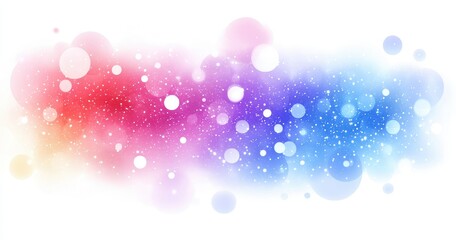Poster - Colorful abstract background with soft bokeh and light effects featuring vibrant pink, purple, and blue hues for design and artistic purposes