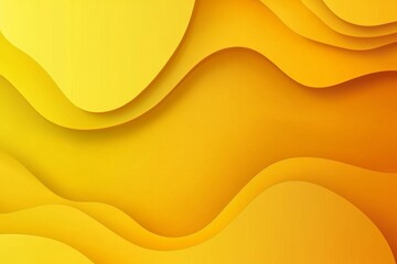 Poster - Abstract yellow waves background design