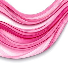 Poster - Abstract Clean White Wave Element in Soft Pink Style Design