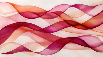 Poster - Artistic Patterns with Dynamic Lines on White Background