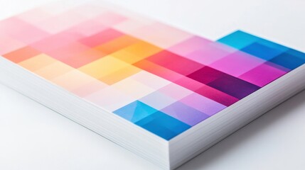 Poster - High Contrast Brochure with Patterned Design