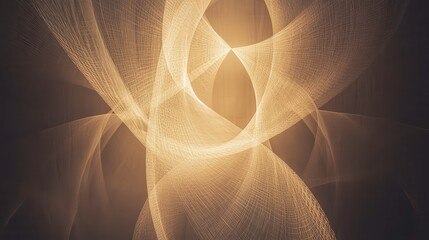 Poster - Modern Art Installation with Dynamic Lines and Light