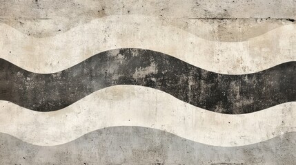 Poster - Modern Art Piece with Dynamic Lines and Vintage Background