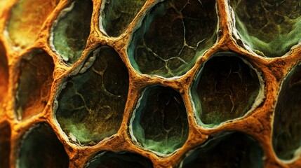 Poster - Organic Patterns with High Contrast Studio Lighting