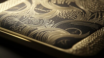 Poster - Playful Patterns on High-Tech Gadget with Vintage Touch