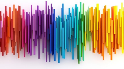Poster - Vibrant Color Patterns in Studio Lighting