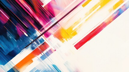 Poster - Vibrant Creative Design with Bold Color Patterns