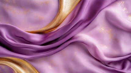 Poster - Vibrant Luxury Fabric with Elegant Patterns and Colors